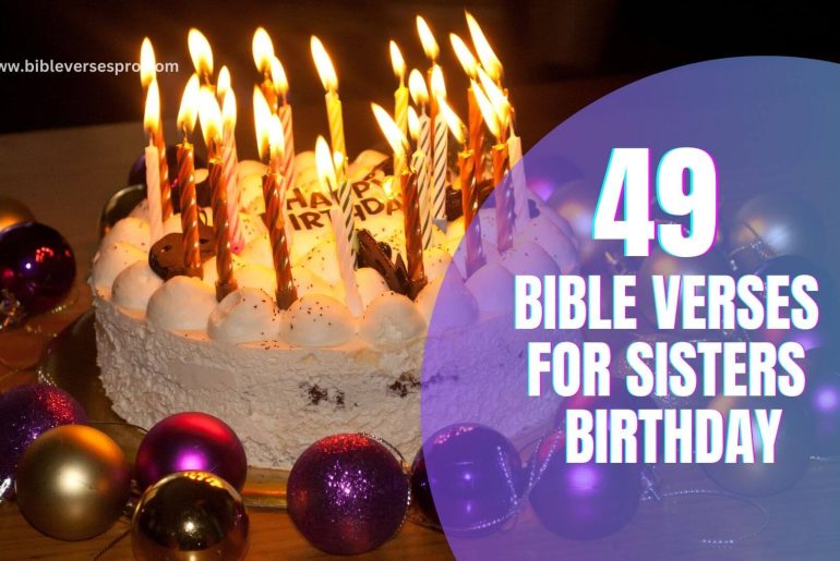 49 Best Bible Verses For Sisters Birthday
