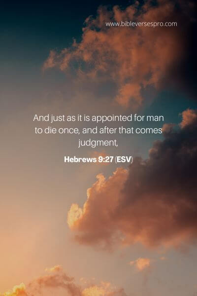 Hebrews 9_27 (Esv)