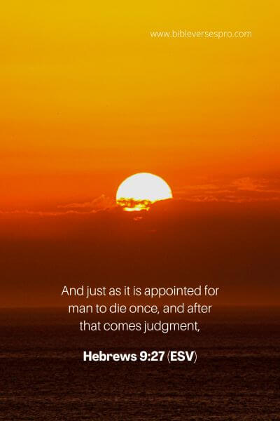 Hebrews 9_27 (Esv)