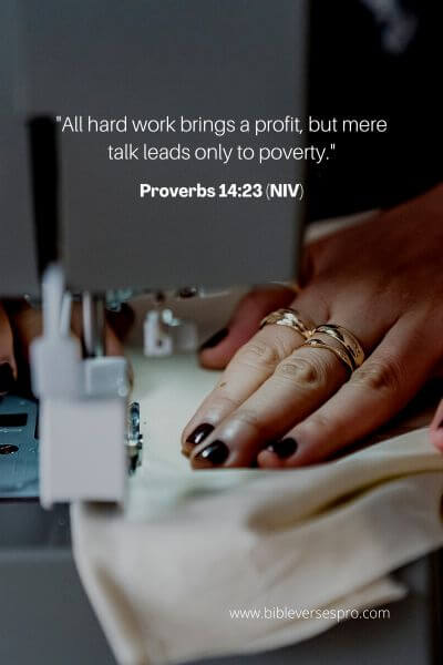 Proverbs 14_23 (Niv)