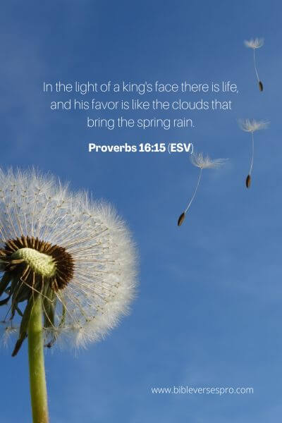 Proverbs 16_15 (Esv)