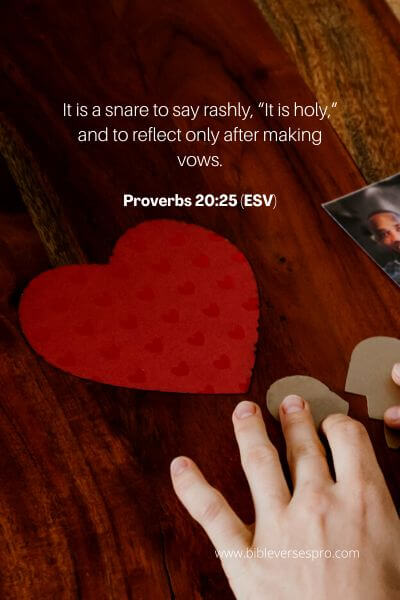 Proverbs 20_25 (Esv)