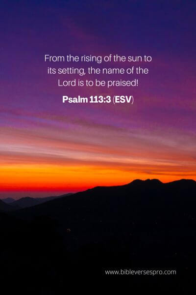 Psalm 113_3 (Esv)