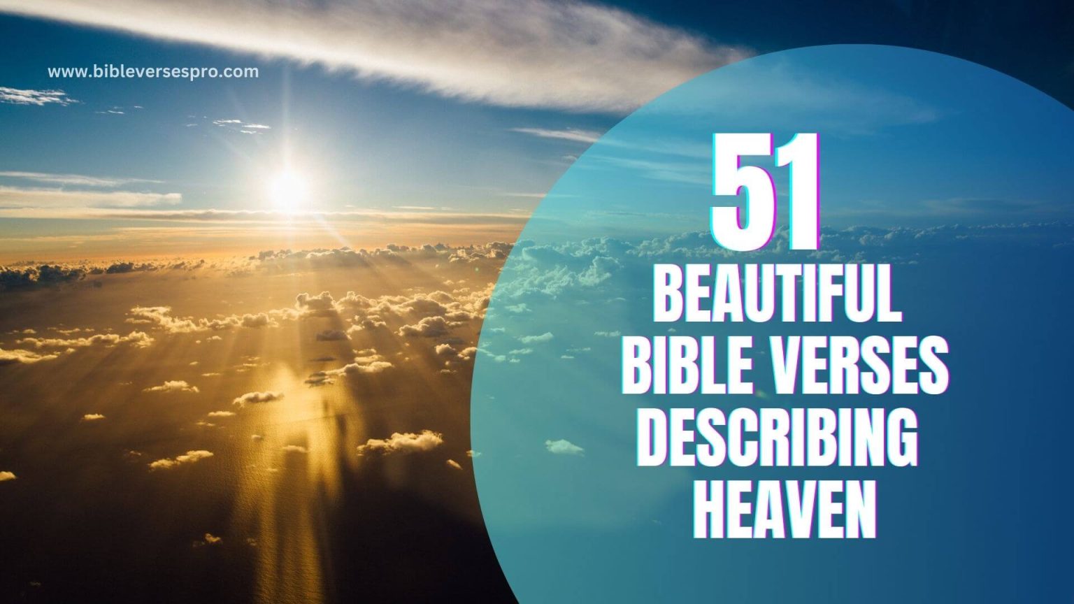 51 Beautiful Bible Verses Describing Heaven