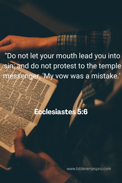 Ecclesiastes 5:6