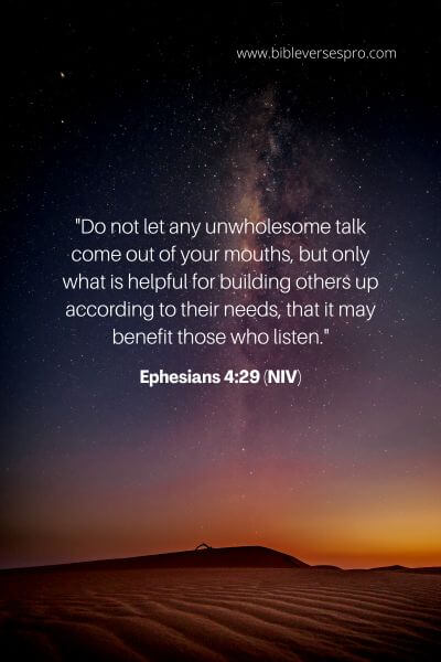 Ephesians 4_29 (Niv)