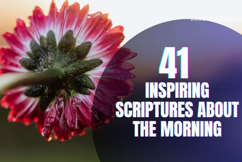 Inspiring Scriptures About The Morning (1)