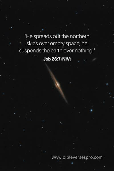 Job 26_7 (NIV)