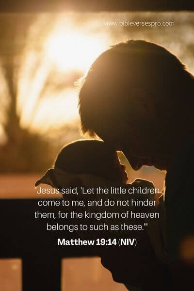 Matthew 19_14 (NIV)