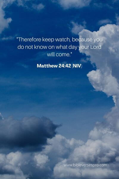 Matthew 24_42 (NIV)