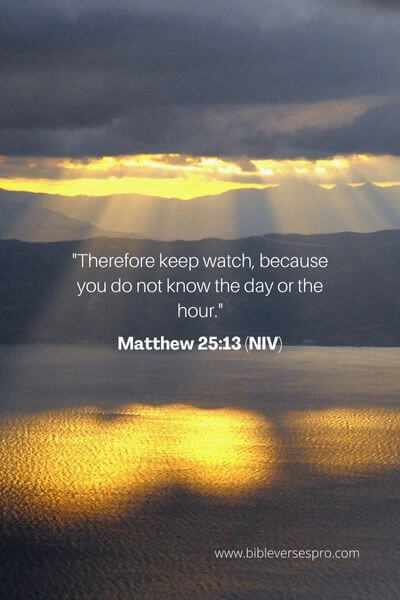 Matthew 25_13 (NIV)