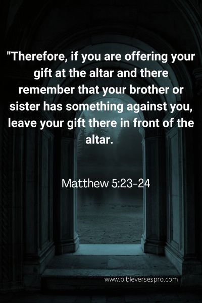 Matthew 5:23-24