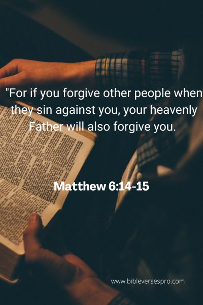Matthew 6:14-15