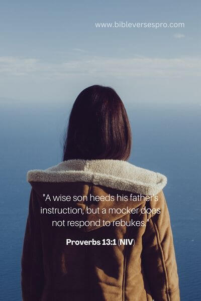 Proverbs 13_1 (NIV) 
