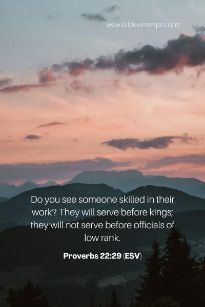 Proverbs 22_29 (Esv)