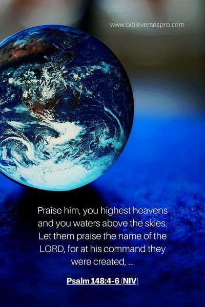 Psalm 148_4-6 (NIV)