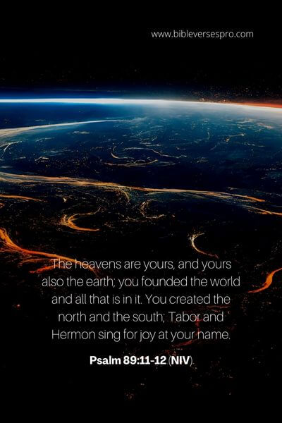Psalm 89_11-12 (NIV)