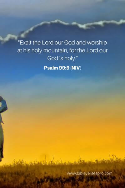 Psalm 99_9 (Niv)