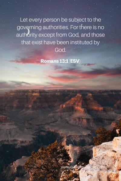 Romans 13_1 (Esv)