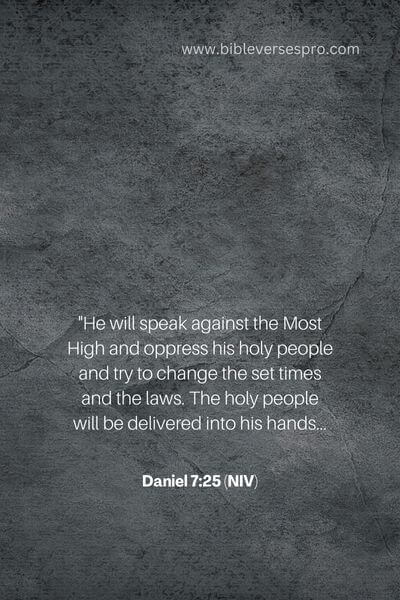 Daniel 7_25 (Niv)