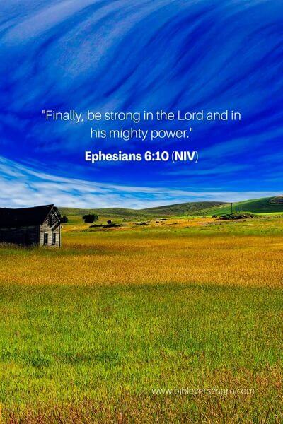 Ephesians 6_10 (NIV)