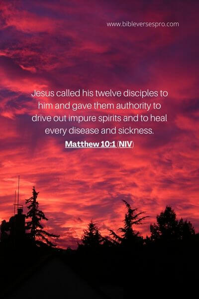 Matthew 10_1 (NIV)