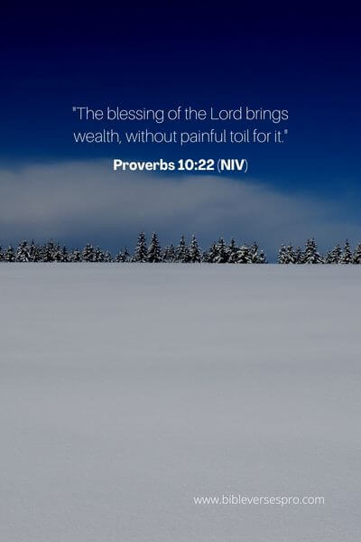 Proverbs 10_22 (Niv)