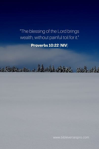 Proverbs 10_22 (NIV)