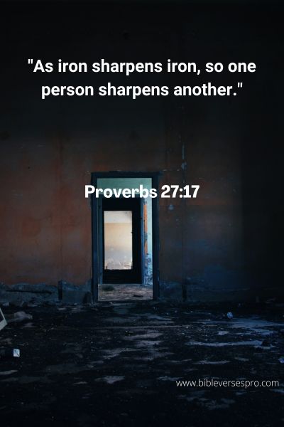 Proverbs 27:17