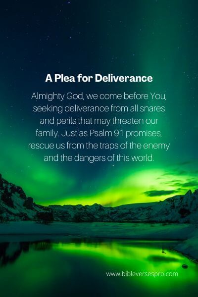 A Plea For Deliverance