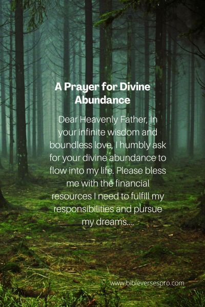 A Prayer For Divine Abundance