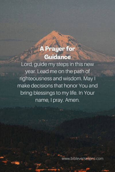 A Prayer For Guidance