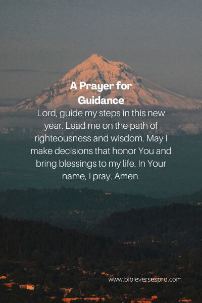 A Prayer for Guidance