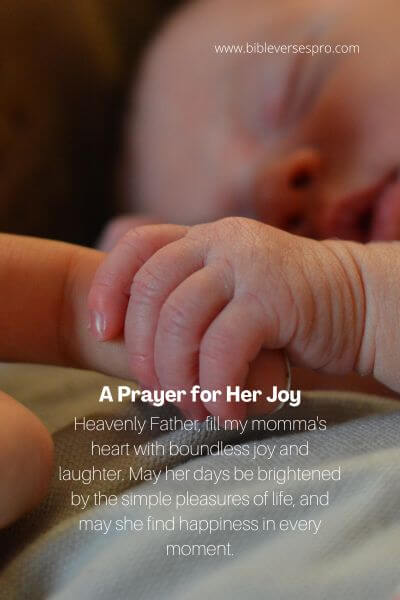 A Prayer for Her Joy