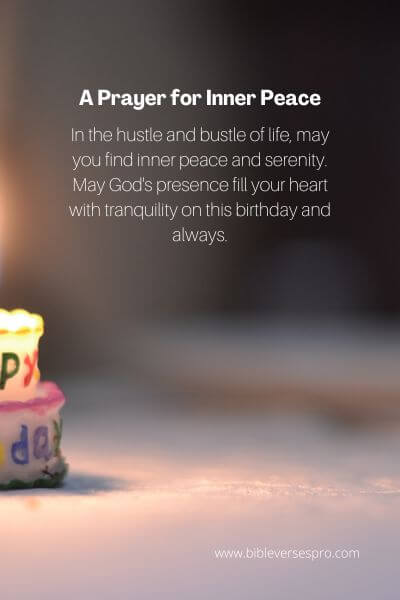 A Prayer for Inner Peace
