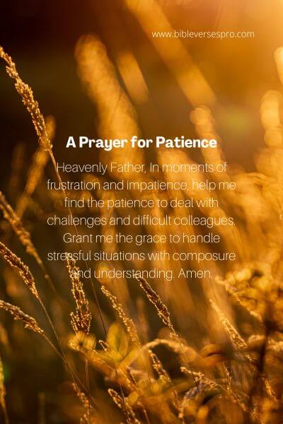 A Prayer for Patience (1)