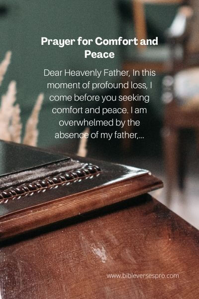 Prayer for Comfort and Peace