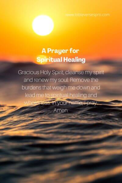 A Prayer For Spiritual Healing