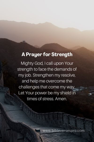 A Prayer for Strength