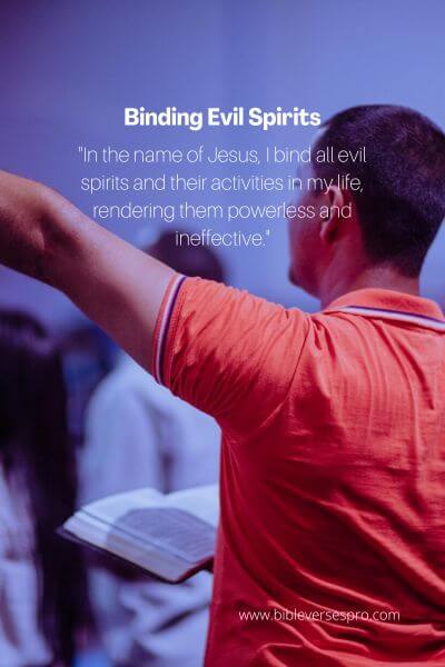 Binding Evil Spirits