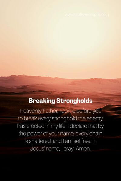 Breaking Strongholds
