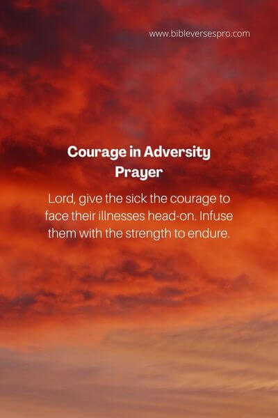 Courage In Adversity Prayer