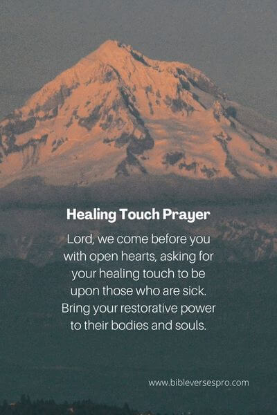 Healing Touch Prayer