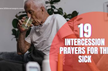 Intercession Prayers For The Sick