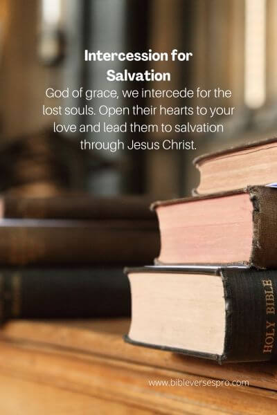 Intercession For Salvation