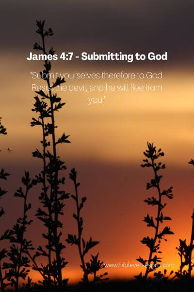 James 4_7 - Submitting to God