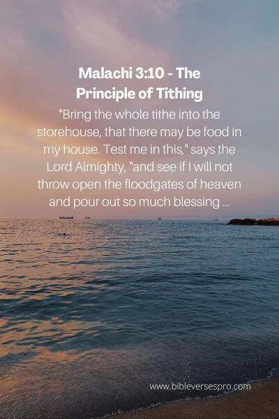 Malachi 3_10 - The Principle of Tithing