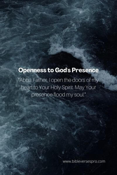 Openness to God's Presence