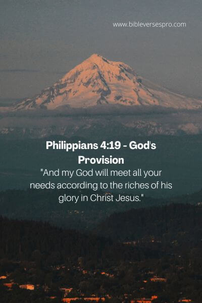 Philippians 4_19 - God'S Provision