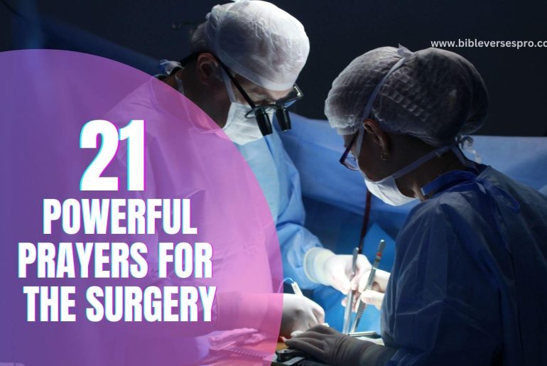Powerful Prayers For Surgery